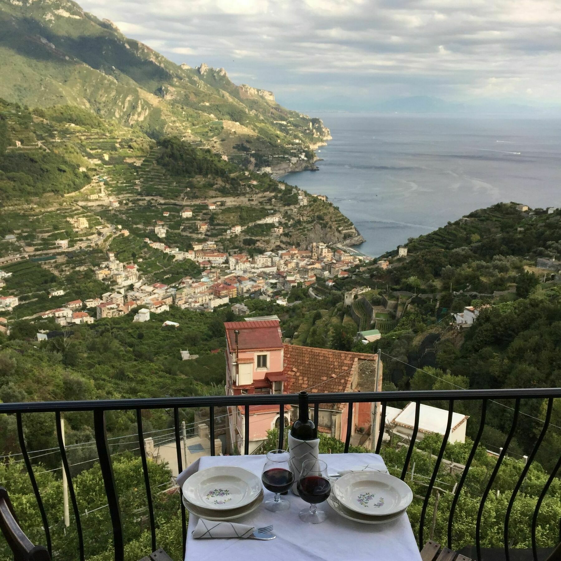 Ferienwohnung Casa Rossa Ravello Exterior foto